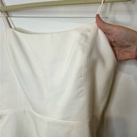 Zara White short mini dress size Large new with tags NWT size Large - Picture 3 of 14